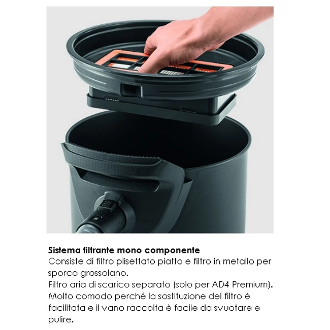 Vendita online Aspiracenere professionale AD4 Premium